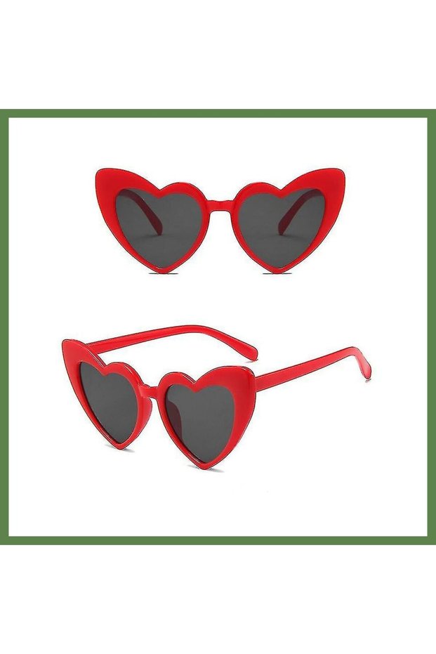 Red Shaped Party Glasses, 15x5 cm, HB006
