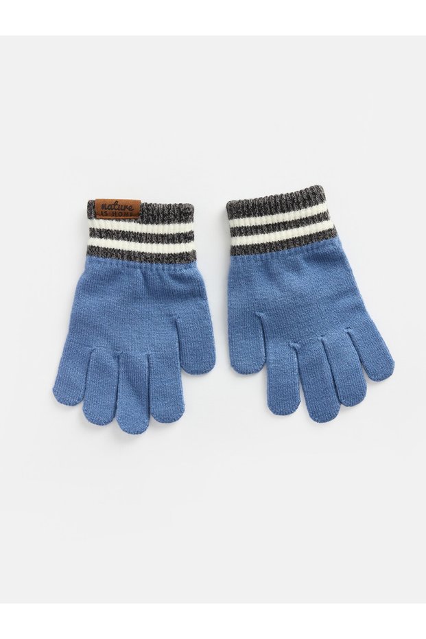 Striped Boys' Gloves from UZG STORE for Style-Conscious Kids