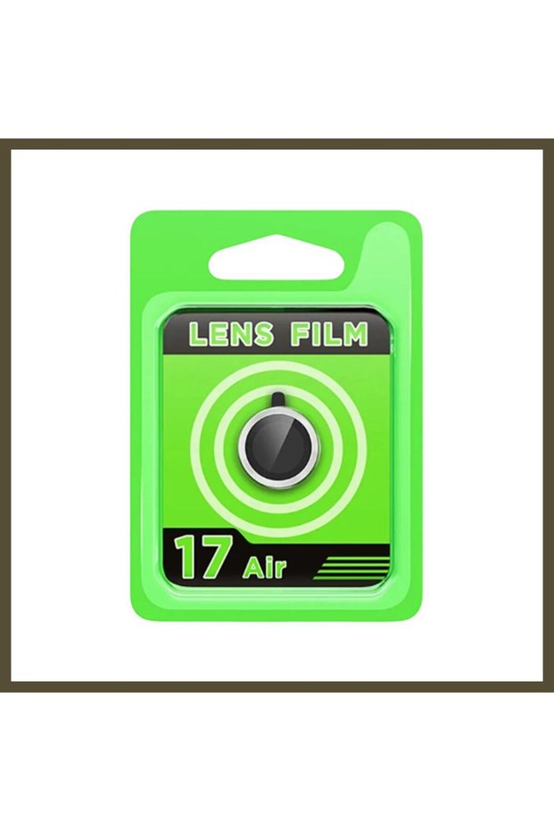 iPhone 17-Compatible, Air-Compatible Raze Metal Camera Lens - Silver BX
