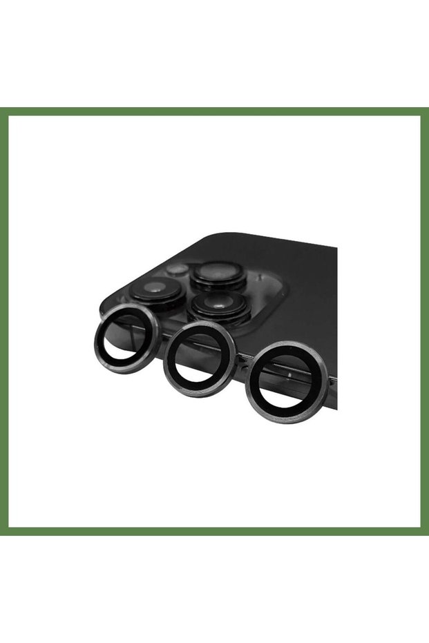 Raze Metal Camera Lens Compatible with iPhone 13 Pro Max - Gray HB006