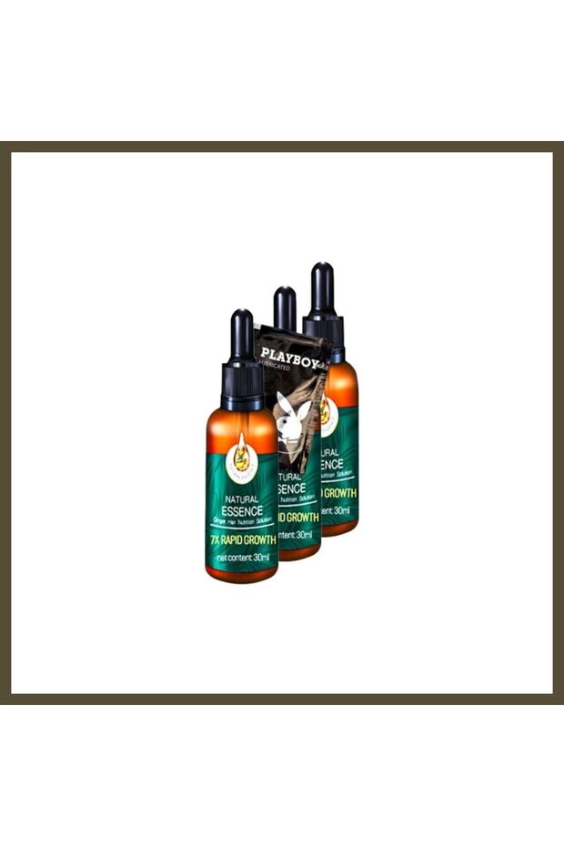 Growth Hair Serum 30 ml x 3 Jars Gel BX