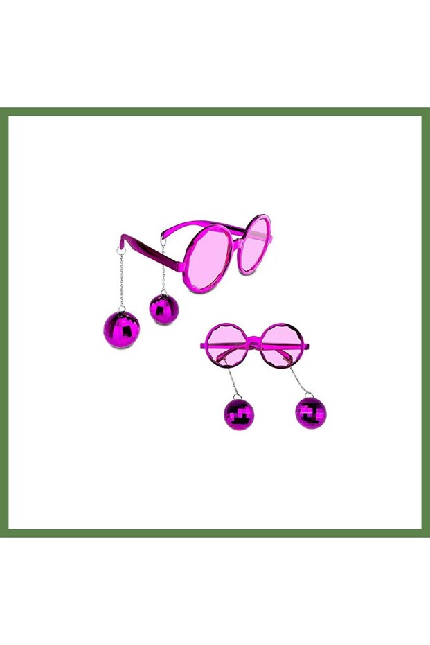 Disco Party Glasses with Clustered Lenses, Pink, HB006