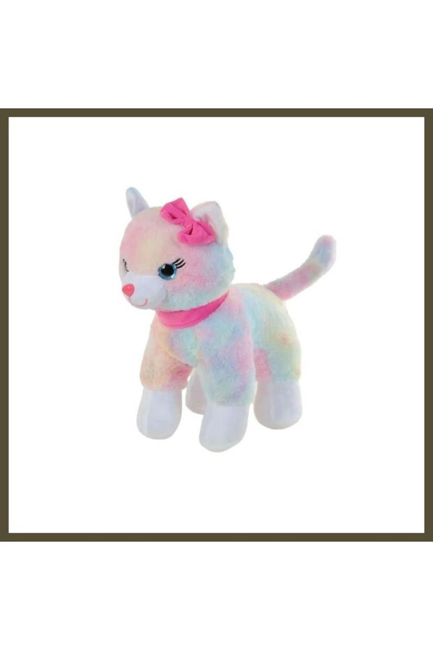 62555 30 cm Pink Buckled Cat BX
