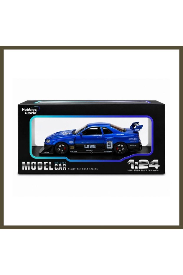 1/24 نموذج سيارة R34 المعدلة BX