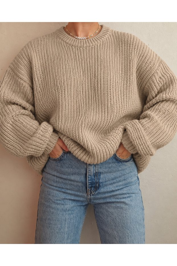 Oversized Unisex Knit Sweater ZS-08