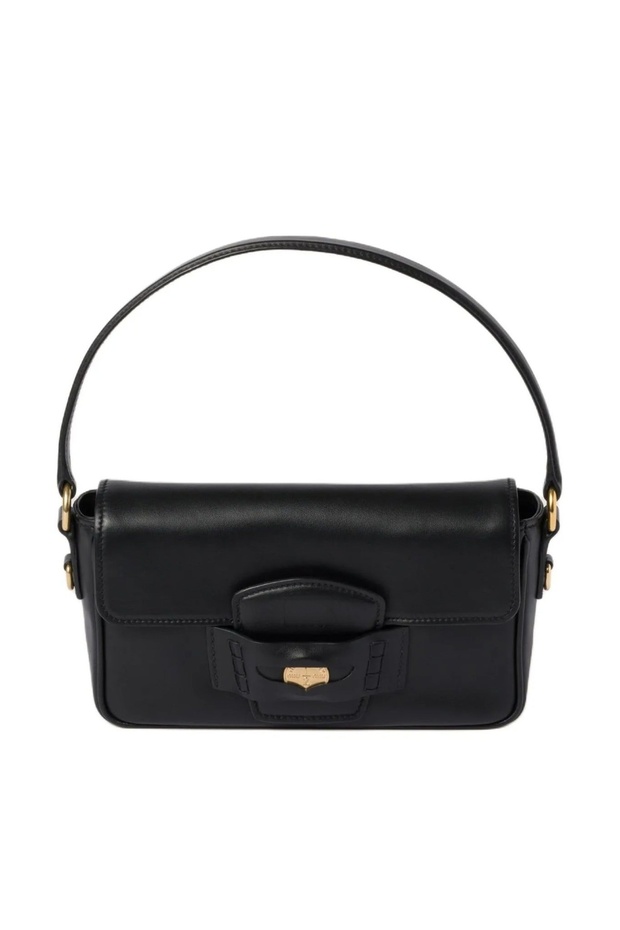 Penny Leather Handbag Shoulder Bag Flat
