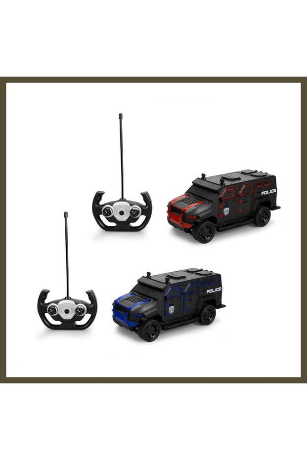 1:16 Remote-Controlled Lighted Police Armored Vehicle (Price is for 1 unit) BX