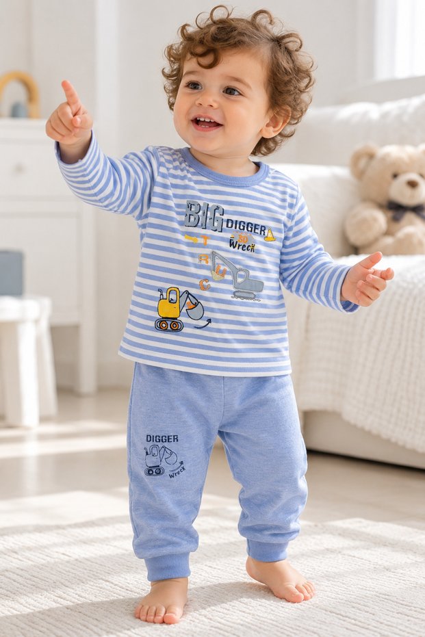 Boys' Pajama Set, Cotton, 11072