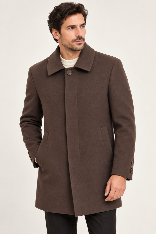 Men's Melton Coat – Elegance and Timeless Style
