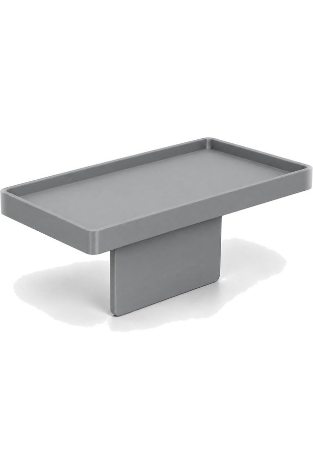 Sofa Tray Organizer with Anti-Tip Fin, Couch Cushion Table for Drinks, Remote and Phone
