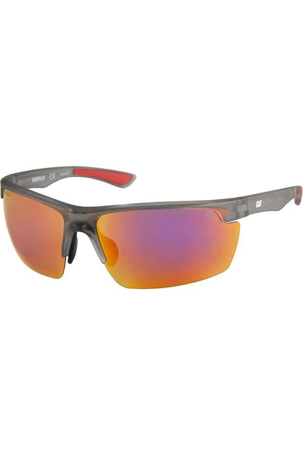 Caterpillar Men's Pickup Polarized Sunglasses Rectangular