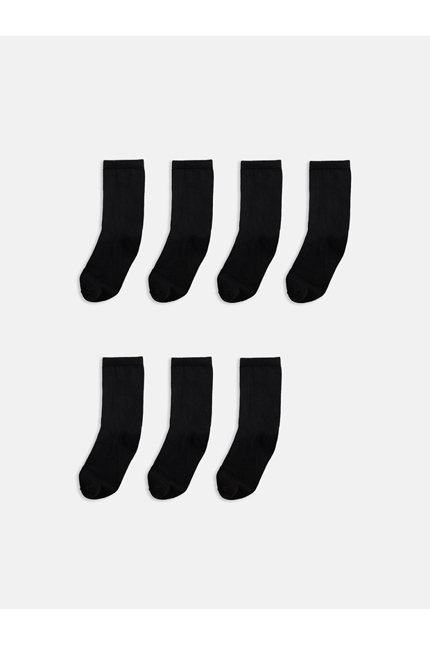 LCW DREAM Black Women's Ankle Socks, Pack of 7
