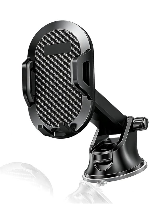 Universal Car Phone Holder for Dashboard, Windshield & Air Vent, Heavy Duty Suction, GPS Cradle