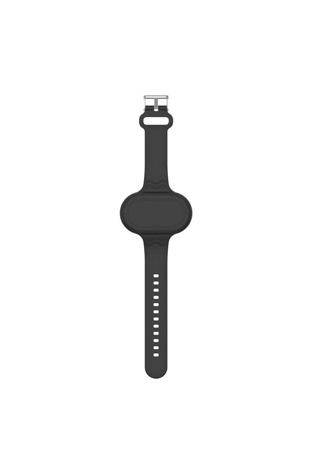 Black Case for Samsung Galaxy SmartTag 2 Soft Silicone Strap Bracelet Protective Cover Shell for Gal