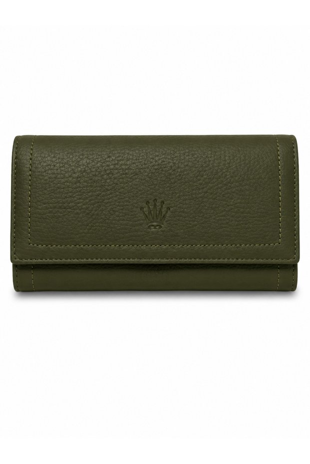 Marco Green Genuine Leather Phone Wallet