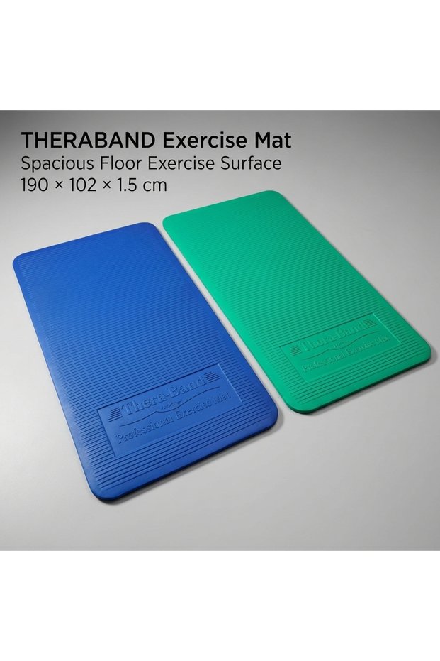 Exercise Mat, 190 x 102 x 1.5 cm, Blue, Large Fitness and Workout Mat for Home Exercise, Stretching, Floor Workouts and General Fitness