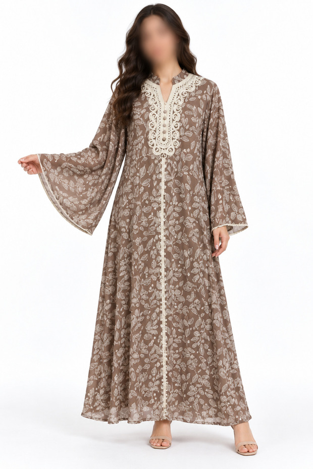 جلابية كويتي مطرزة|Elaa