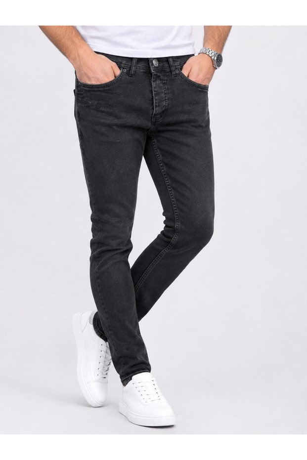 Black Wood Men's Slim Fit Jeans 7780