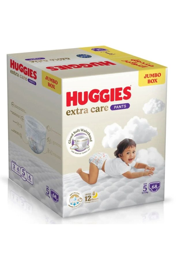 Extra Care Briefs, Size 5, 68 Count, Jumbo Box