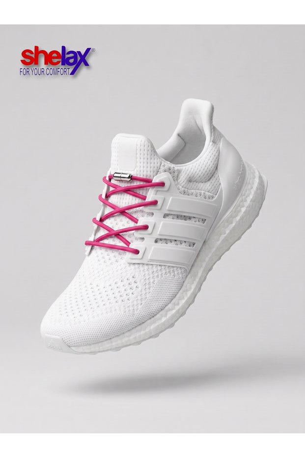 Round Metal Capsule-Locked Smart Shoelace - Pink