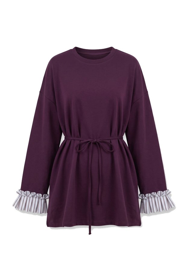 Mürdümm - Sleeve-End Paneled Tunic MÜRDÜM