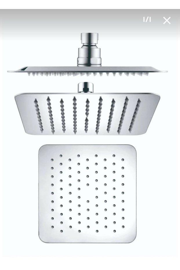 Shower Tray 20X20 Square Chrome