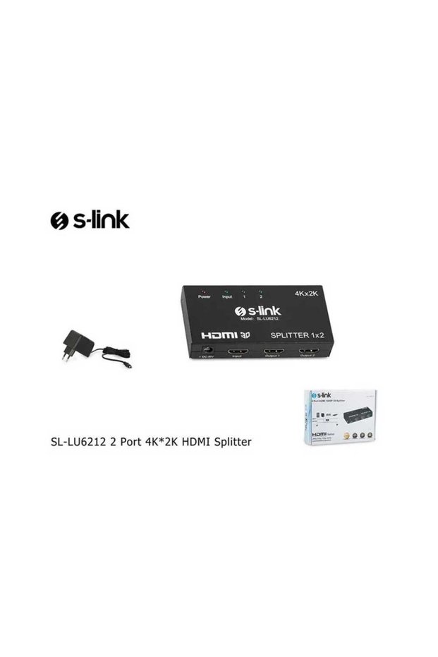 Sl-Lu6212 HDMI Switcher, 1 Input, 2 Outputs (1 Pc - 2 Monitors) (1923)