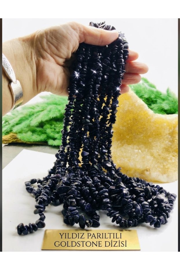 مجموعة أحجار الستاربلايت الطبيعية المكسورة