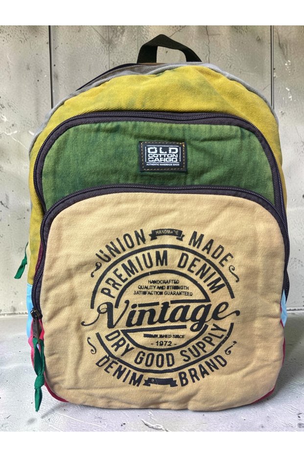 Quality Colorful Vintage Casual Design Backpack Travel School Travel Bag 30 cm X 42 cm
