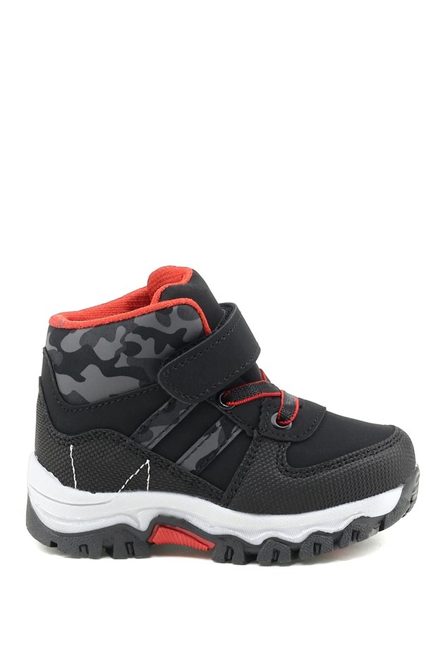 Shot D 1Pr Black Outdoor Boots for Boys