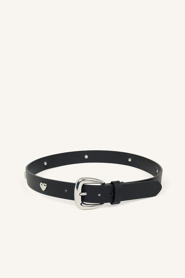 Women's Detailed Faux Leather Jean Belt H7319Axns
