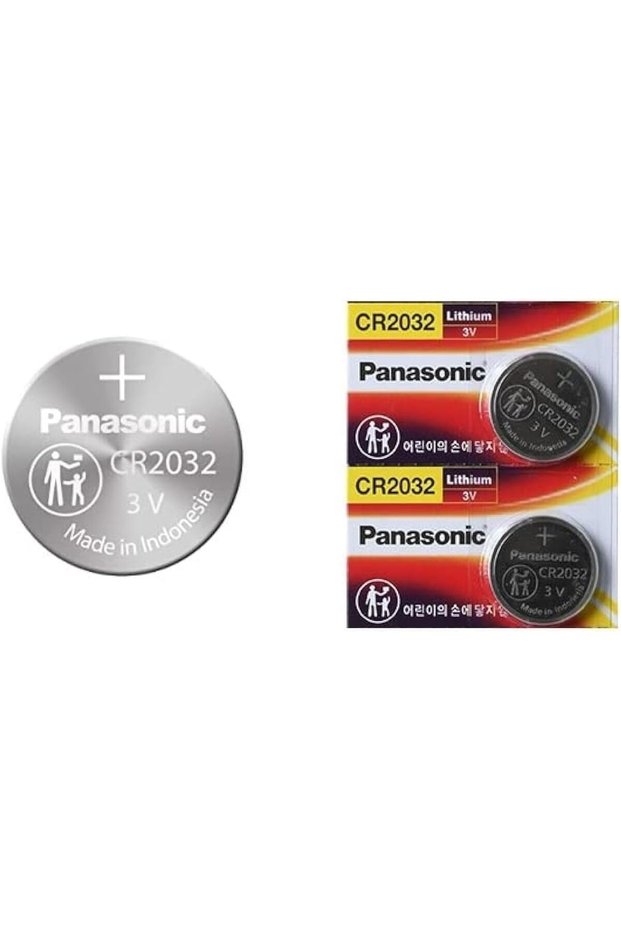 بطارية ليثيوم CR2032 3 فولت (عبوة من قطعتين)