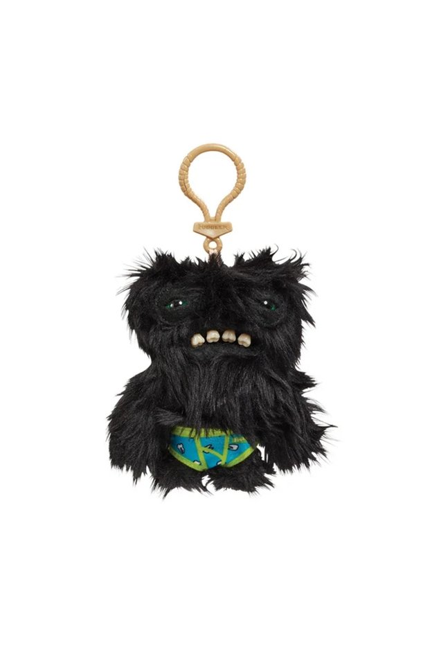 Wide Eyed Weirdo Bla Fuggler Soft Plush Dolls Keychain Ugly Grin Cute Teeth Monster Pendant Fugg Car