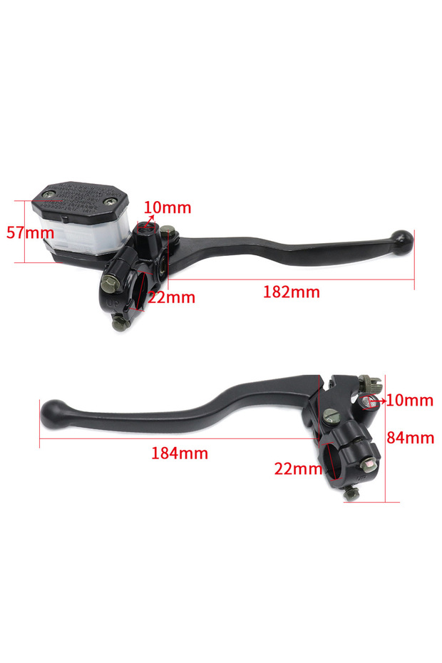 2pcs Motorcycles Brake Pump Assembly GN125 GS125 HJ125 Front Right Brake Clutch Levers Master Cylind