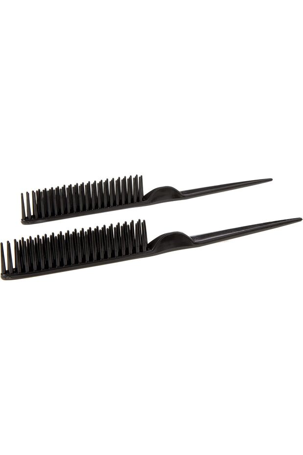 3 Row Styling Comb For Detangling, Defining And Separating Curls (Black)