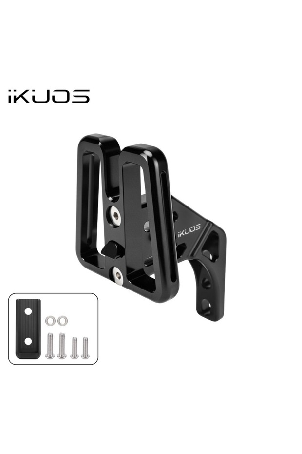 Black Folding Bike Front Bag Carrier Block Bag Bracket for Brompton Dahon Bike Front Carrier Mount A
