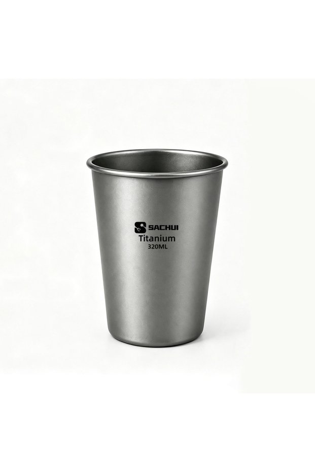 320ML 320ML Pure Titanium Outdoor Camping Hiking Travel Beer Cups Household Office Bar Kitchen Drink