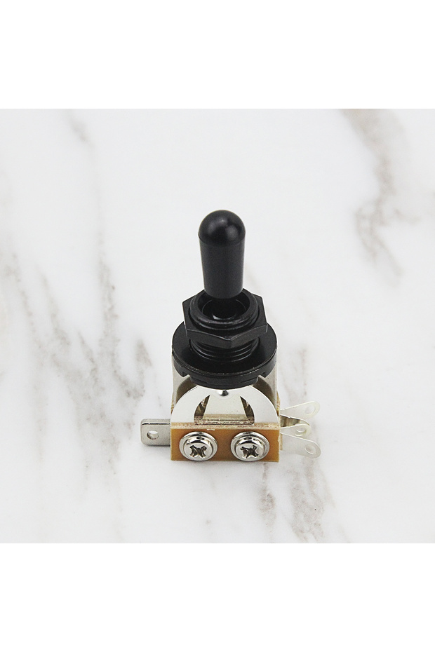Black FLEOR 1pcs 3-Way Toggle Switch Guitar Pickup Selector Switch for Electric Guitar Parts