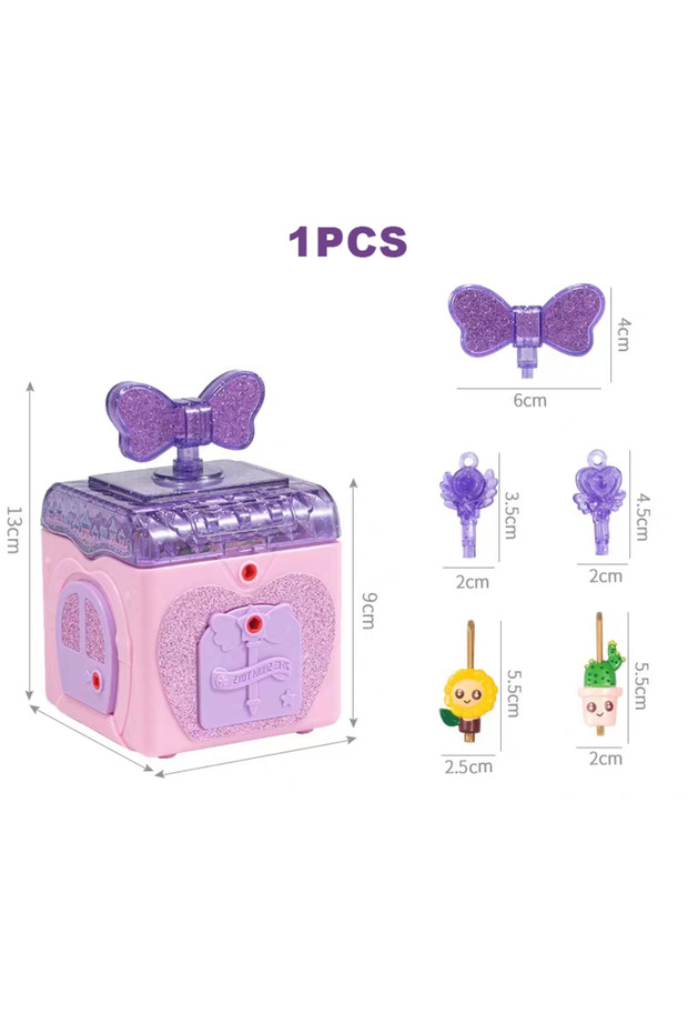 1PCS 3D Maze Treasure Chest With Lock Key DIY Blind Box Play Unlock Game Educational Toys For Childr