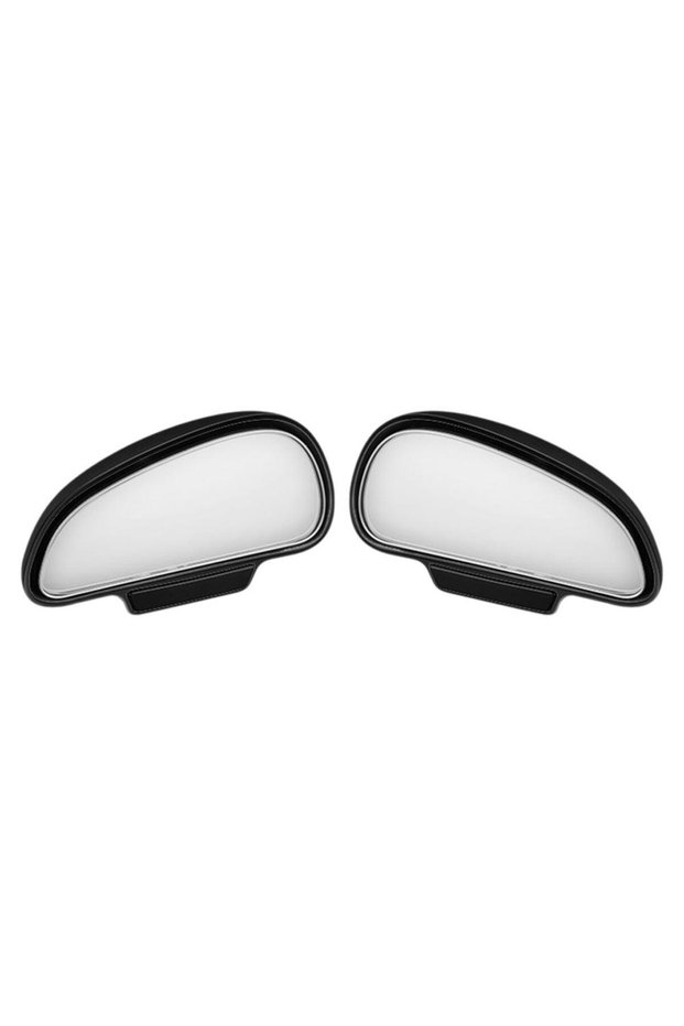 A Blind Spot Reversing Mirror Adjustable Glass Curved 3R Car Add On Wide View Rearview Auxiliary Mir