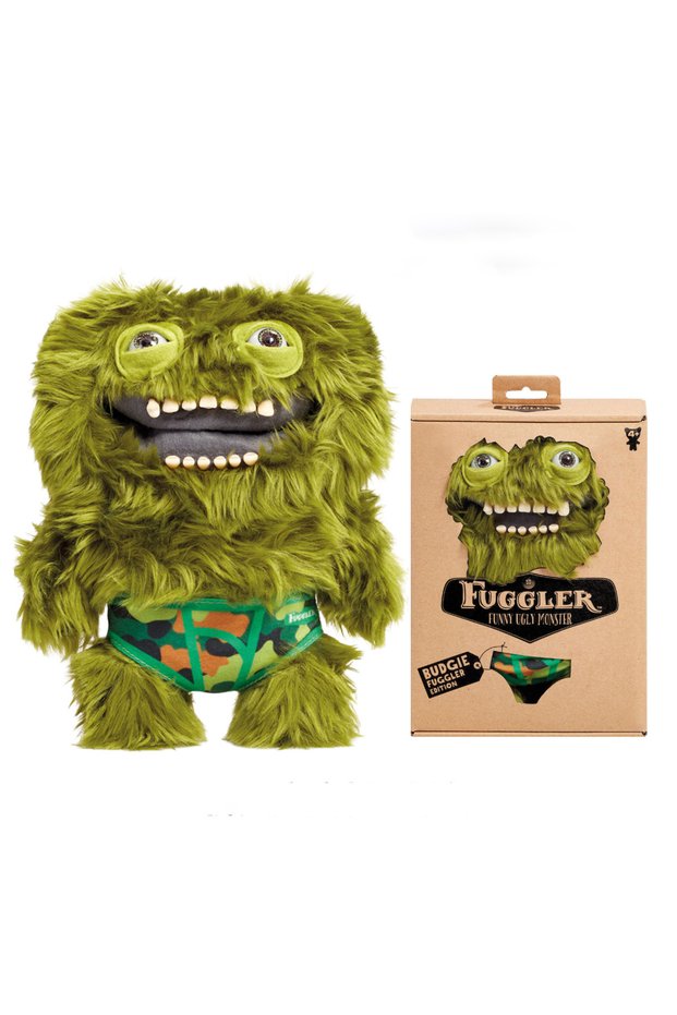 COUNT UNDEROO MCGOO Fuggler WIDE EYED WEIRDO Soft Peluche Plush Doll Teeth Monster Ugly Cute Funny S