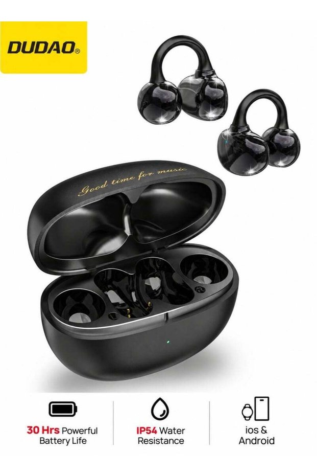 U20Pro Open-Ear Clip-On Wireless Earbuds - White