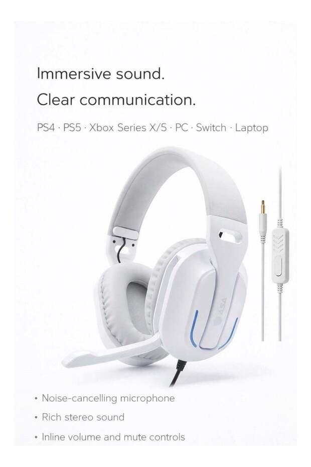 Creative X Wired Pro Gaming Headset with Noise-Canceling Microphone – PS5, PS4, PC & Multi-Platf