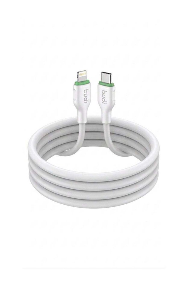 PM-0109 - كابل شحن آيفون بطول متر واحد، كابل USB-A إلى Lightning، كابل شحن سريع.