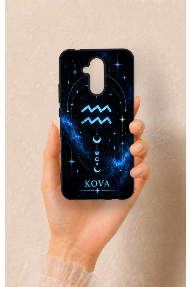 Huawei Mate 20 Lite Compatible Bucket Constellation-Themed Patterned Silicone Case.