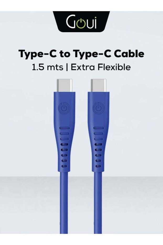 كابل شحن فائق السرعة من نوع Type-C إلى Type-C – كابل شحن ونقل بيانات من السيليكون بطول 1.5 متر، متوافق مع iPhone 17/1.