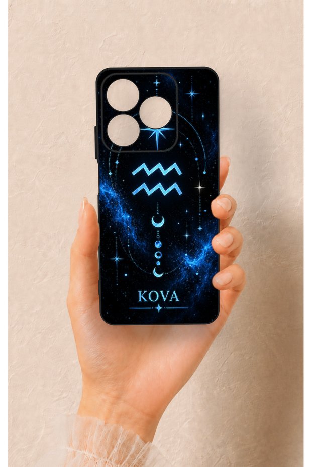 Realme C63 Compatible Bucket Constellation-Themed Patterned Silicone Case.