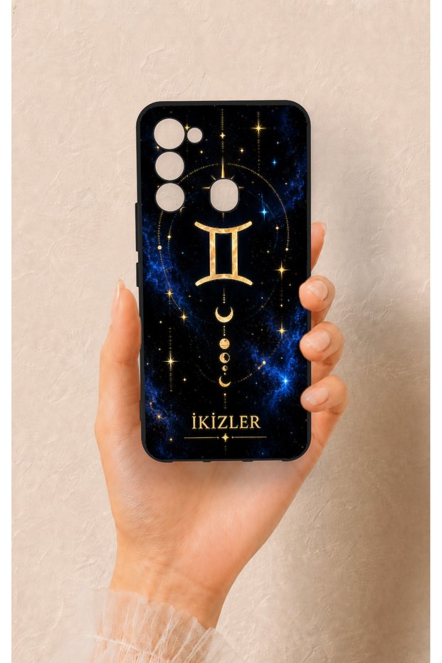 Tecno Spark 8C Compatible Silicone Case with a Gemini-Themed Pattern.