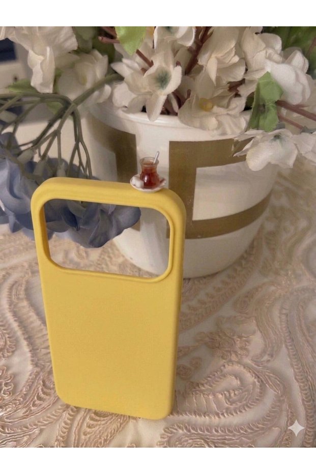 iPhone 18 Pro Silicone Case with a Sugar-Themed Tea Design.