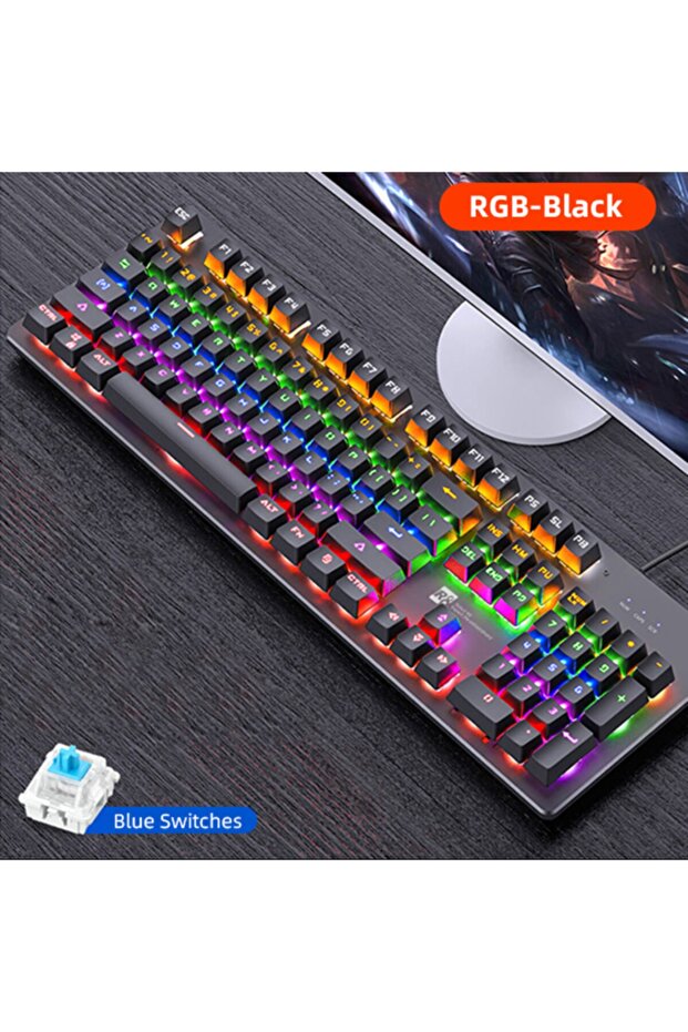 Mekanik Rgb Oyuncu Klavyesi Blue Switch - 3
